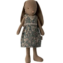 Brown Bunny (Size 1) in Dress by Maileg