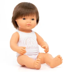 Brown Haired Boy Doll (38cm Caucasian) by Miniland