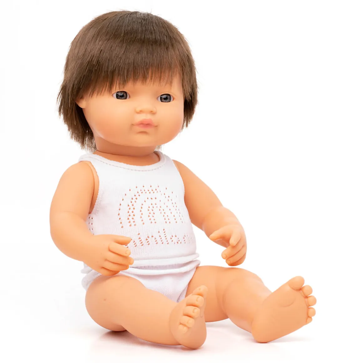 Brown Haired Boy Doll (38cm Caucasian) by Miniland