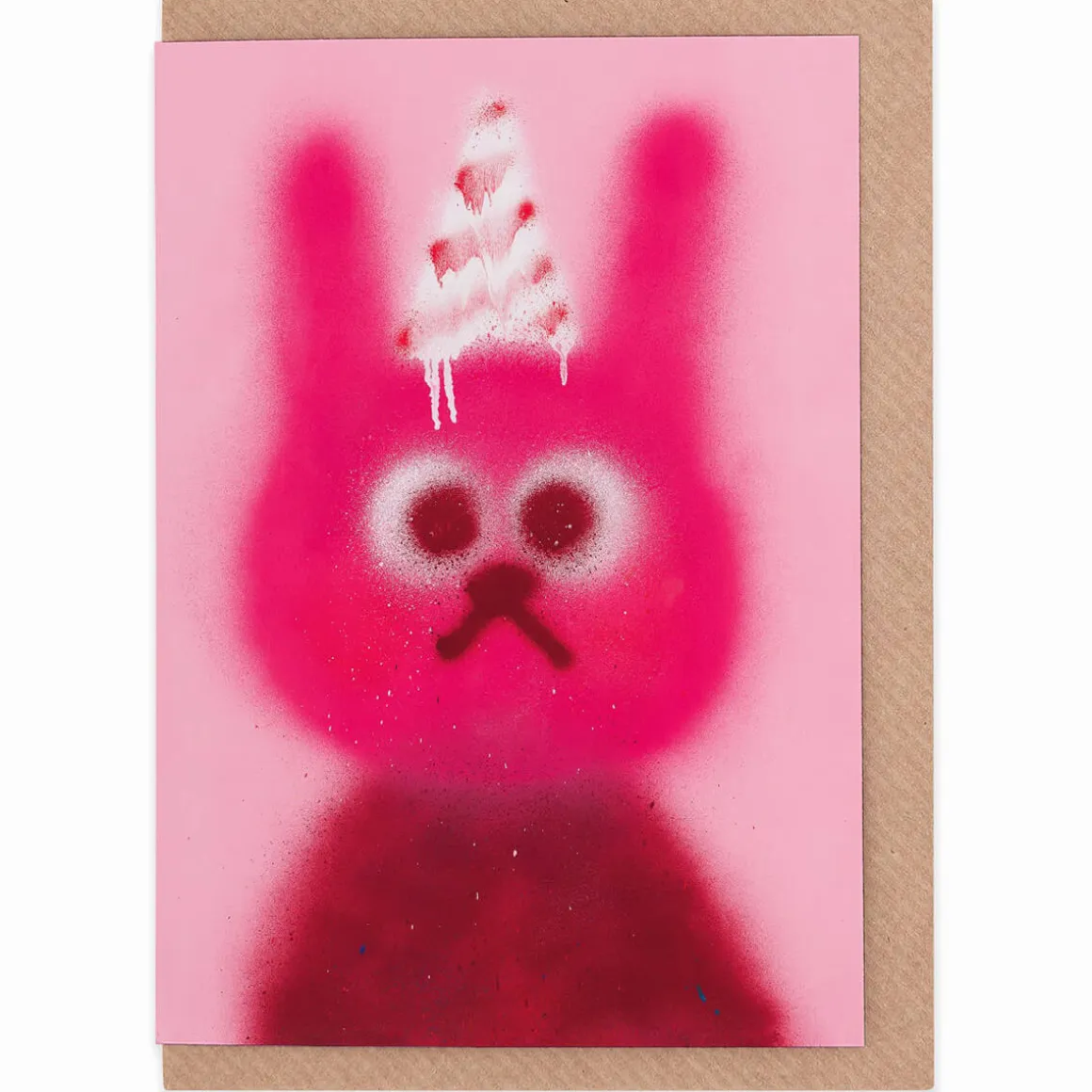 Bruised Tomato Greetings Card by Jon Burgerman for Evermade