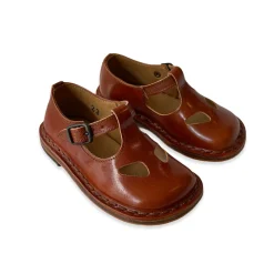 Bruno Cut Out Sandals in Vachetta Lux Cuoio by PèPè