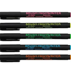 Brush Highwriter Highlighter Pen (Various Colours) by Hightide Penco