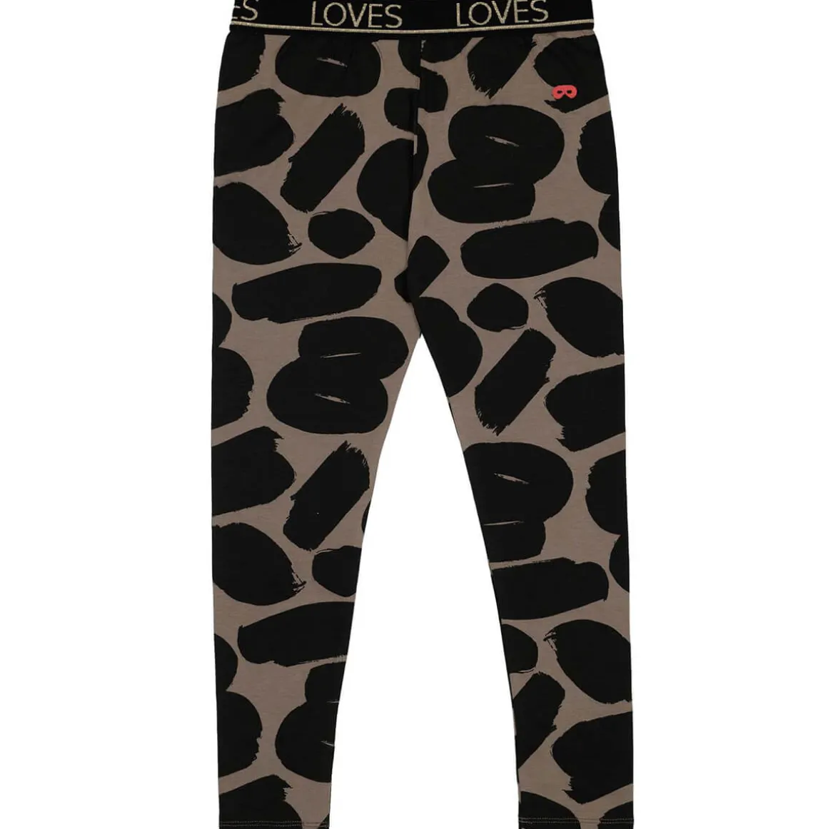 Brushstrokes Leggings in Brown by Beau Loves - Last Ones In Stock - 3-5 Years