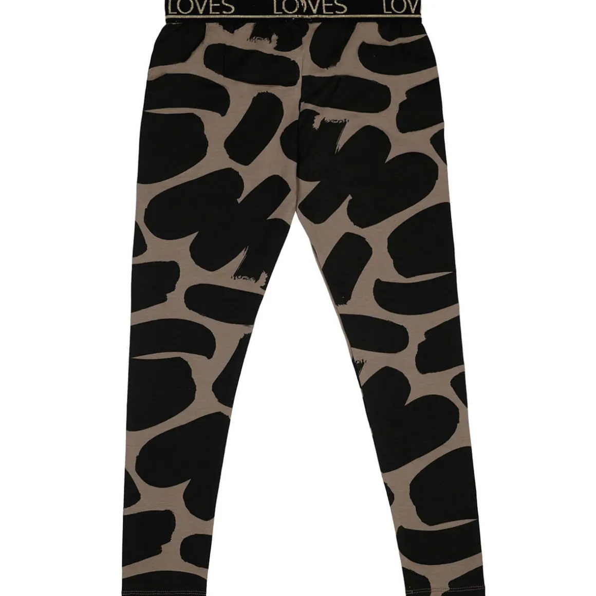 Brushstrokes Leggings in Brown by Beau Loves - Last Ones In Stock - 3-5 Years