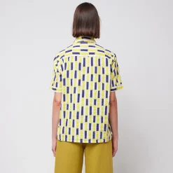 Brushstrokes Short Sleeved Shirt by Bobo Choses Womenswear