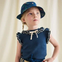 Bucket Hat in Celestial Botanica by Misha & Puff