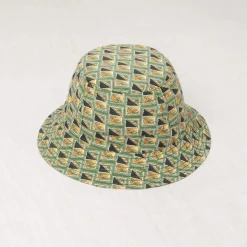 Bucket Hat in Lawnstamps by Misha & Puff