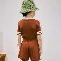 Bucket Hat in Lawnstamps by Misha & Puff