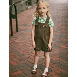 Buckle Jumper Dress in Earth by Misha & Puff