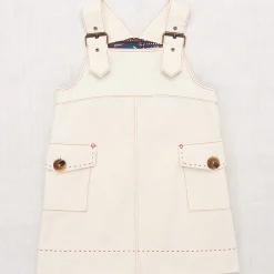 Buckle Jumper Dress in Gesso by Misha & Puff