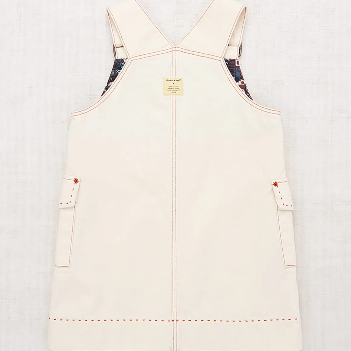 Buckle Jumper Dress in Gesso by Misha & Puff