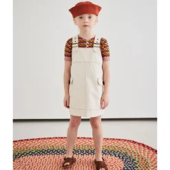 Buckle Jumper Dress in Gesso by Misha & Puff