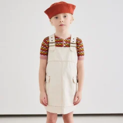 Buckle Jumper Dress in Gesso by Misha & Puff