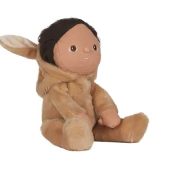 Bucky Bunny Dinky Dinkum Fluffle Family Doll in Latte by Olli Ella