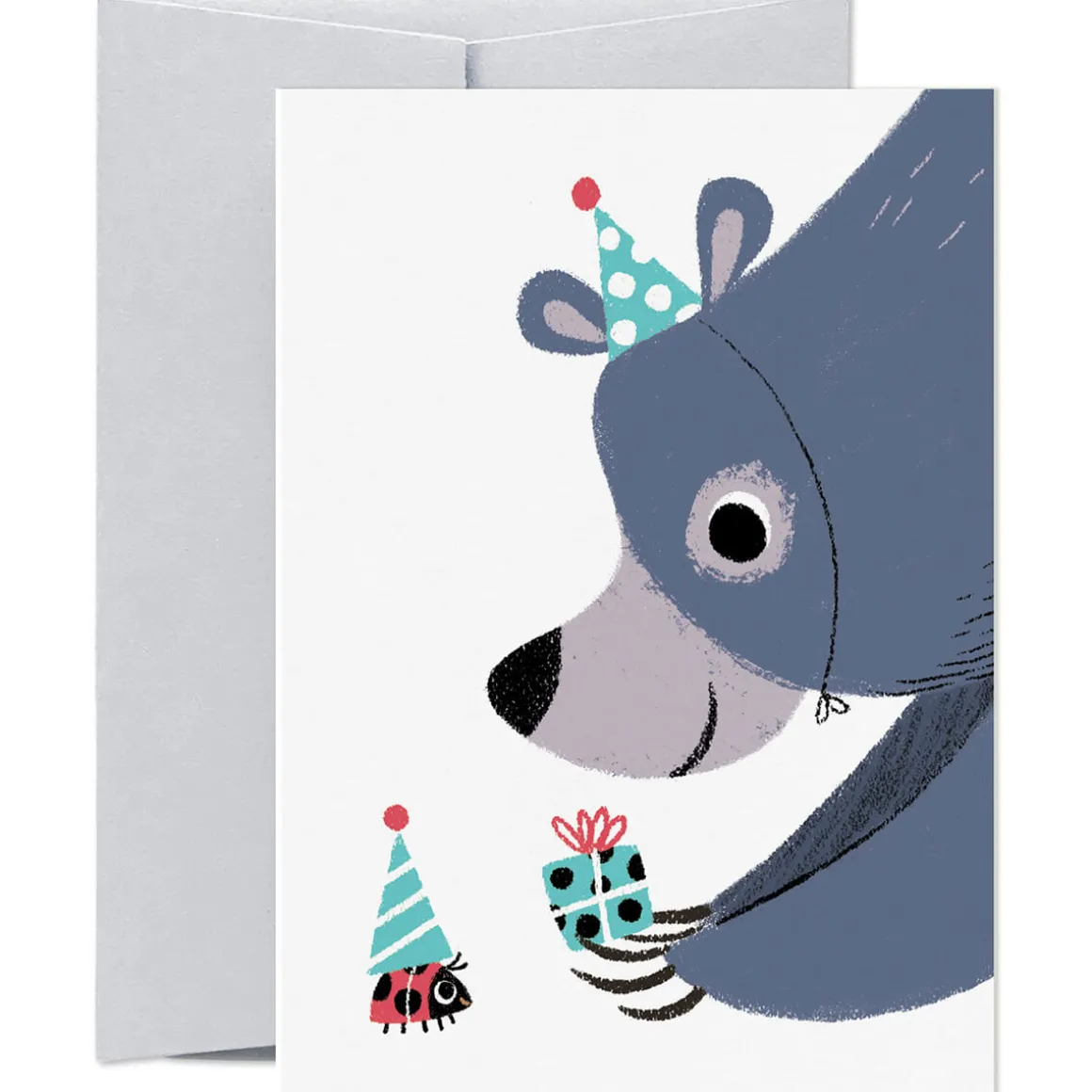 Bugbear Birthday Greetings Card by Carolina Buzio for Card Nest