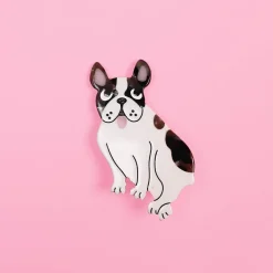 Bulldog Hair Clip by Coucou Suzette