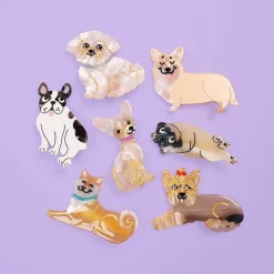 Bulldog Hair Clip by Coucou Suzette