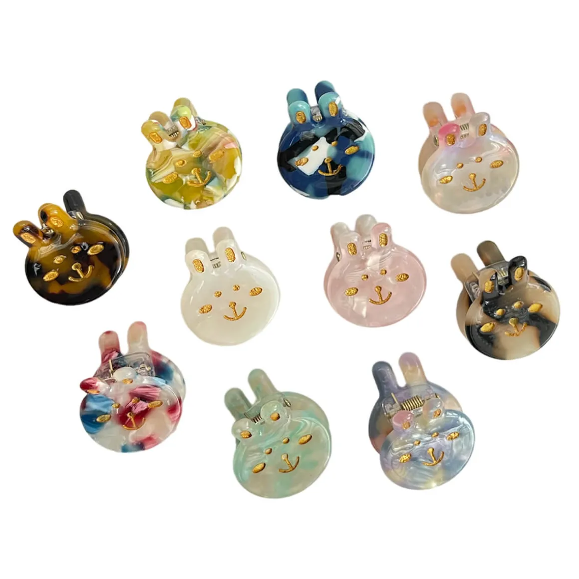 Bunny Mini Hair Claw in Various Colours by Hello Sakura