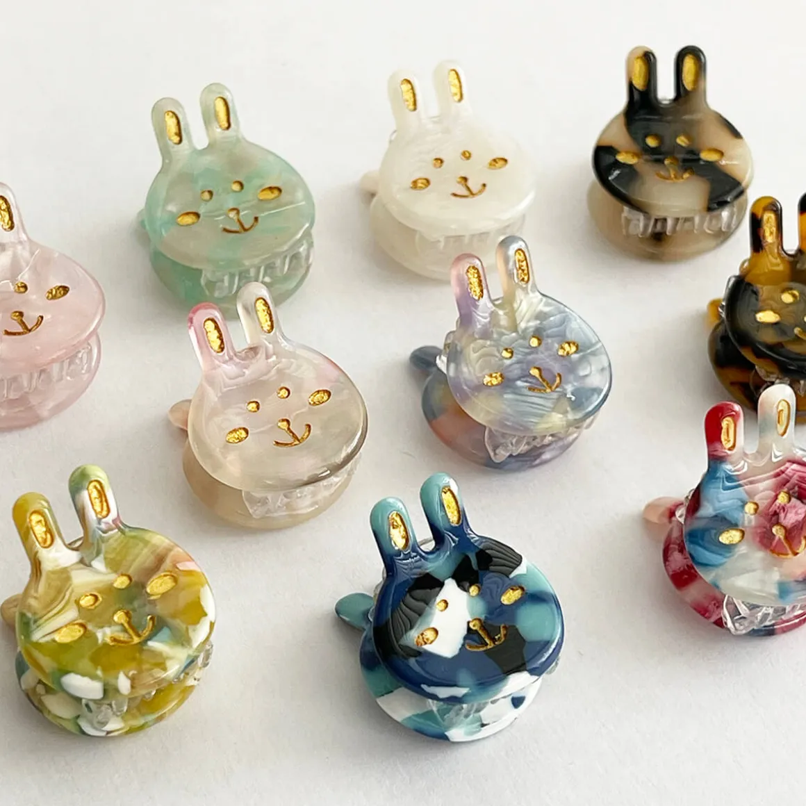Bunny Mini Hair Claw in Various Colours by Hello Sakura