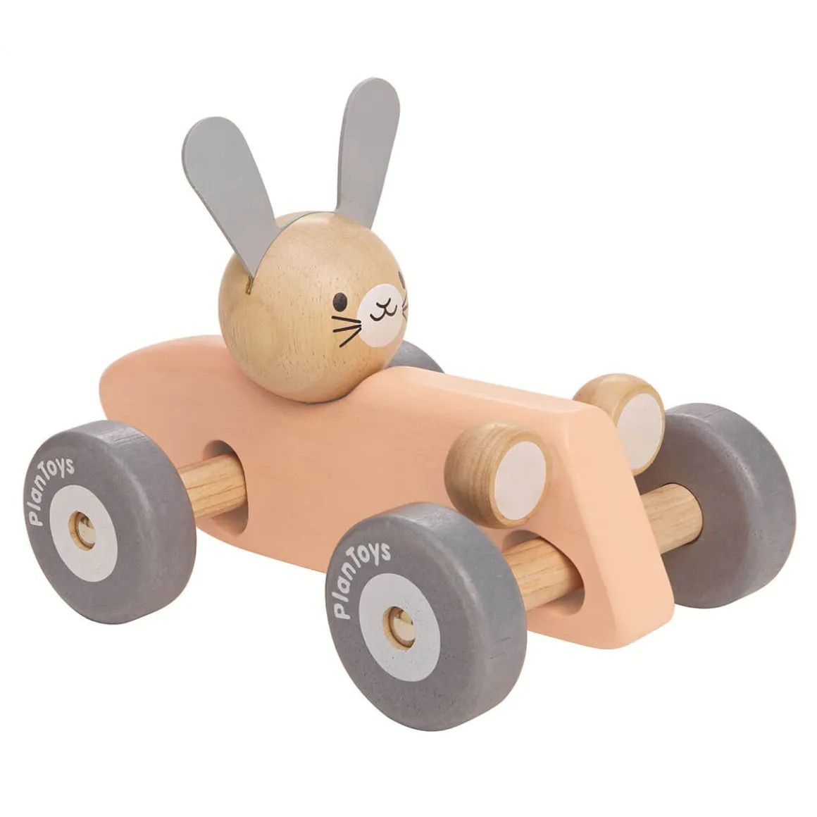Bunny Racing Car in Pink by PlanToys