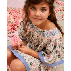 Butterfly Blouse in Prairie in Bloom by Bonjour - Last One In Stock - 8-12 Years