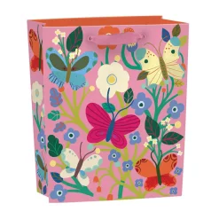 Butterfly Garden Small Gift Bag by Roger La Borde