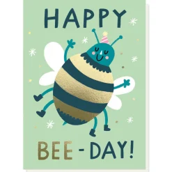 Buzzy Bee Birthday Greetings Card by Stormy Knight