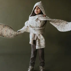 Bwelog Hooded Scarf in Jewel Speckle by Mabli