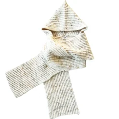 Bwelog Hooded Scarf in Moss Speckle by Mabli