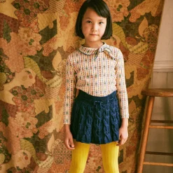 Cable Skating Skirt in Ink by Misha & Puff