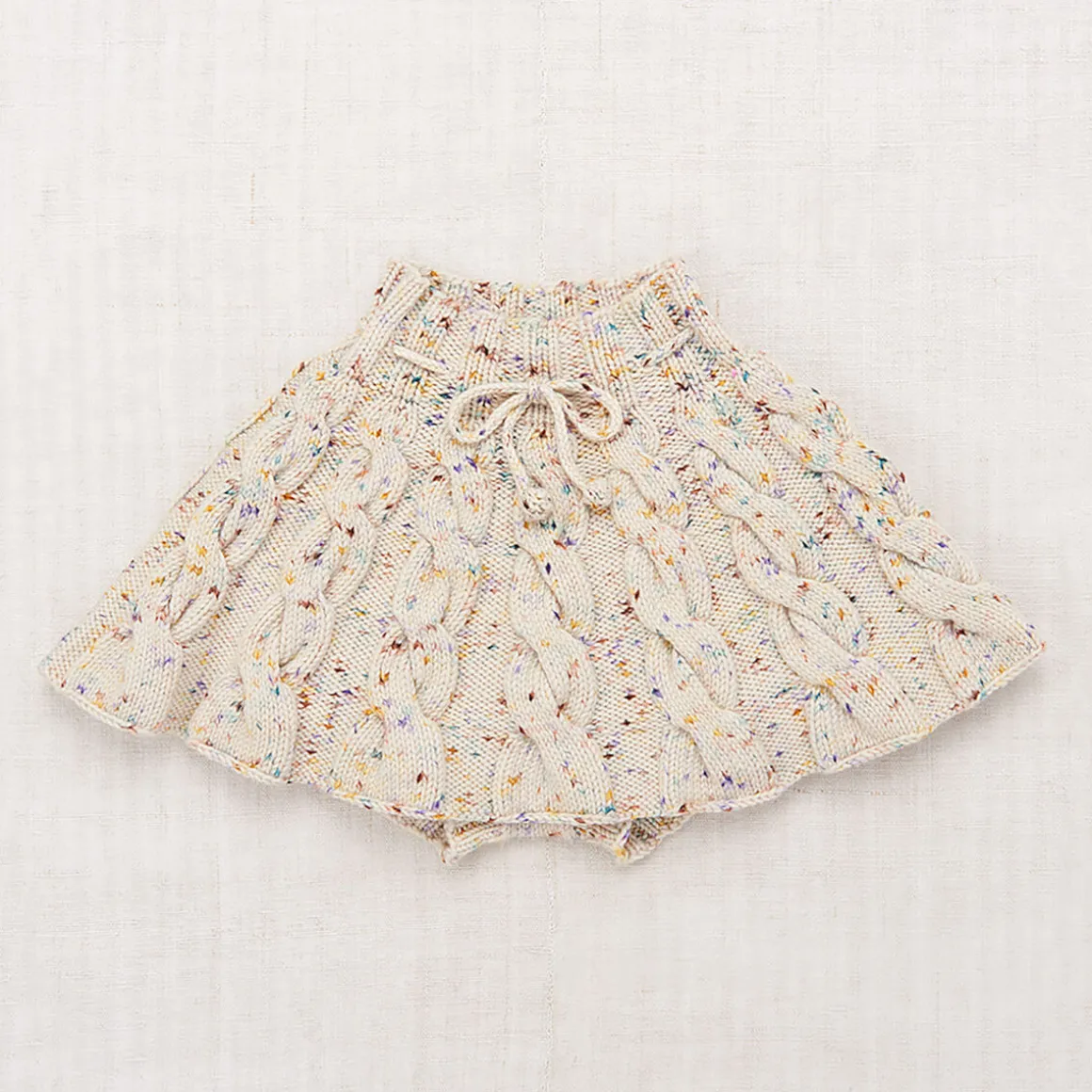 Cable Skating Skirt in Iris Confetti by Misha & Puff