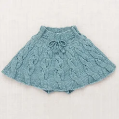 Cable Skating Skirt in Yonder by Misha & Puff