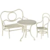 Café Set (Small) in Off White (Mouse Size) by Maileg