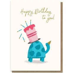 Cake-tastrophe Greetings Card by Stormy Knight