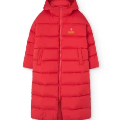 Calf Kids Jacket in Red by The Animals Observatory - Last One In Stock - 8-12 Years