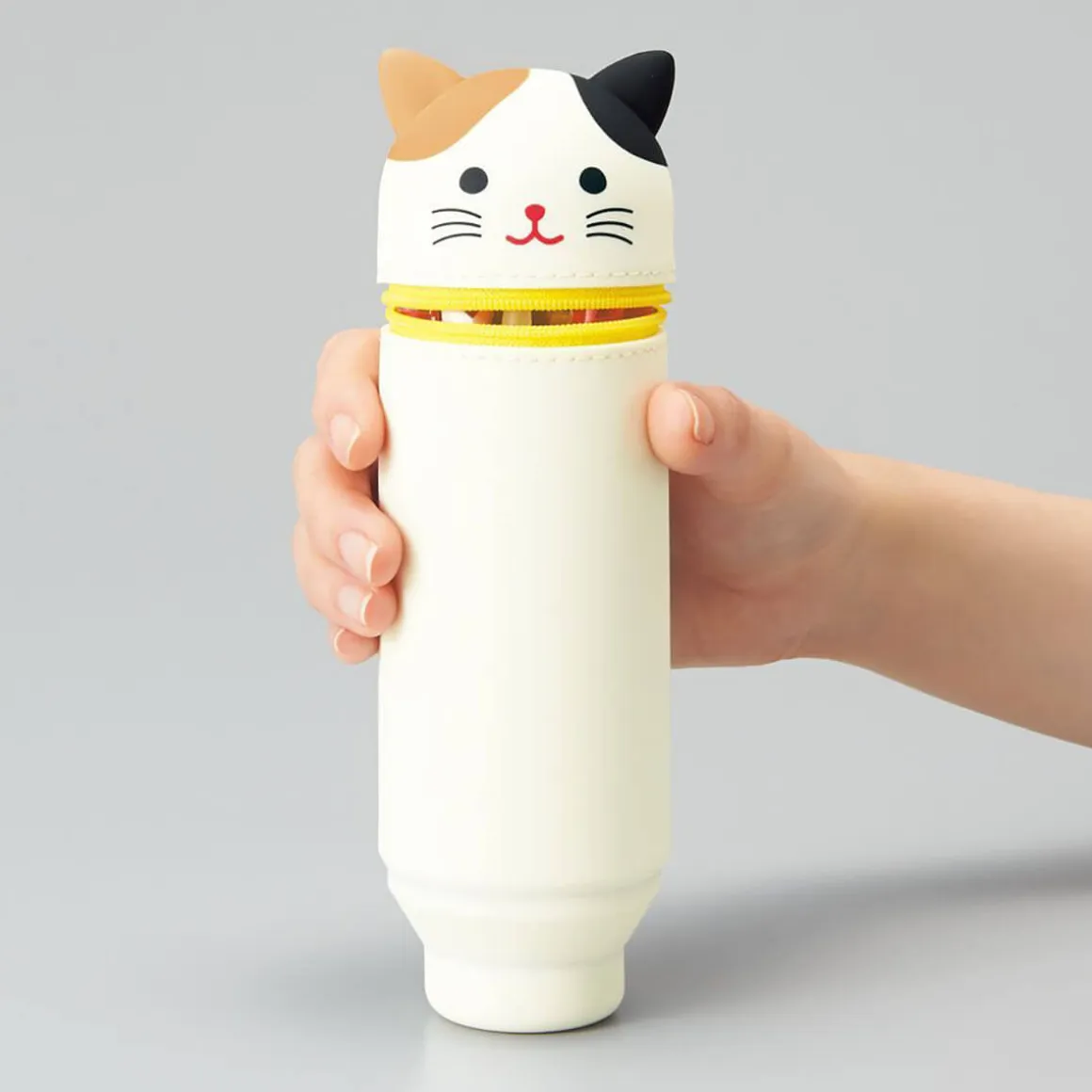 Calico Cat PuniLabo Stand Pen Case by Lihit Lab