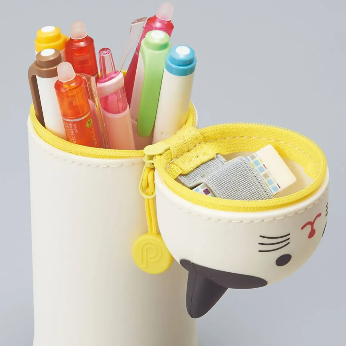 Calico Cat PuniLabo Stand Pen Case by Lihit Lab