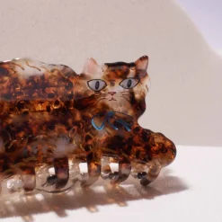 Calico Kitty Hair Claw by Winona Irene