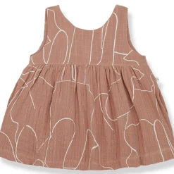 Camelia Dress in Apricot by 1+ in the Family - Last Ones In Stock - 6-12 Months