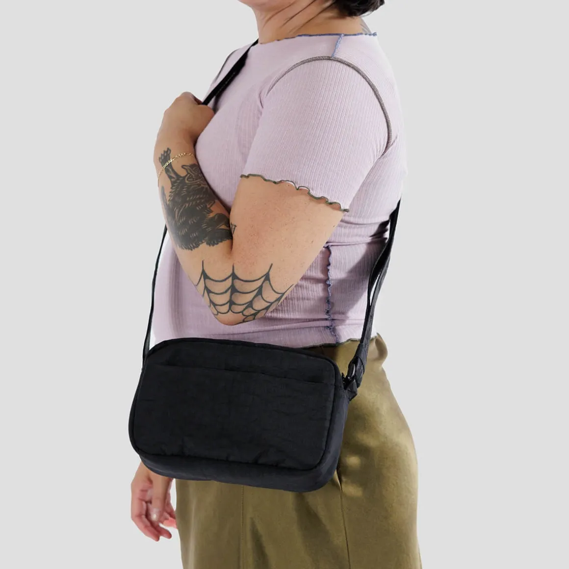 Camera Crossbody Bag in Black by Baggu