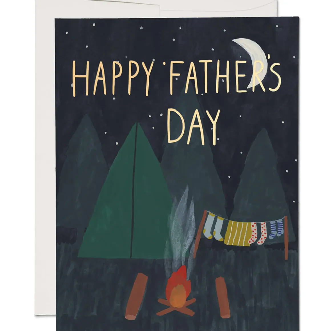 Camping Dad Father's Day Greetings Card by Red Cap Cards