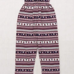 Camp Pant in Fig Dacha Stripe by Misha & Puff