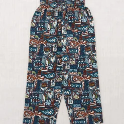 Camp Pant in Ink Groovy Paisley by Misha & Puff