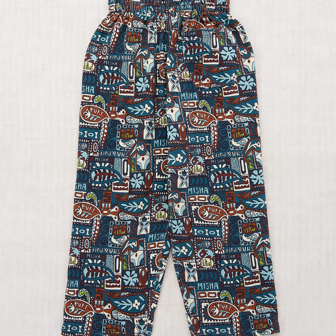 Camp Pant in Ink Groovy Paisley by Misha & Puff