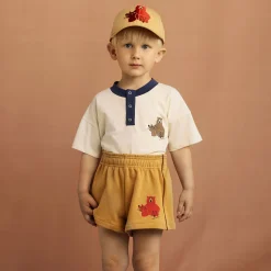 Camp Rodini Grandpa Tee in Off White by Mini Rodini