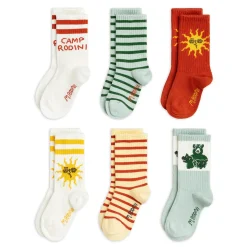 Camp Rodini Socks (6 Pack) by Mini Rodini