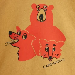 Camp Rodini Tee in Beige by Mini Rodini
