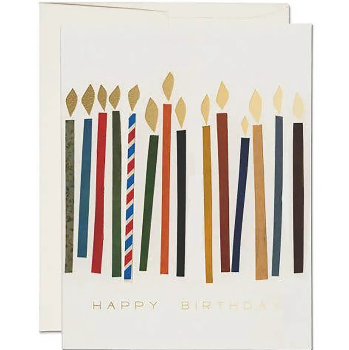 Candles Greetings Card by Red Cap Cards