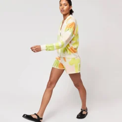 Carnival Print Jacquard Knitted Shorts by Bobo Choses Womenswear - Last One In Stock - Large