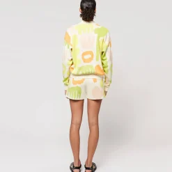 Carnival Print Jacquard Knitted Shorts by Bobo Choses Womenswear - Last One In Stock - Large